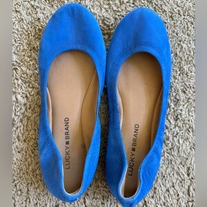 Lucky Brand Women's Vibrant Blue Flats